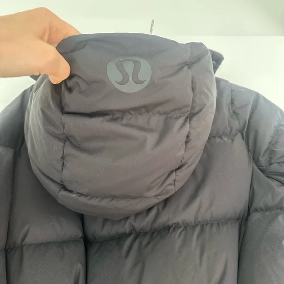 COPY - Lululemon Down Wunder 8 Black Puffer Coat - Picture 3 of 6
